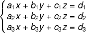 Exemplo algbrico de sistema linear 3x3