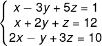 Sistema de equao 3x3
